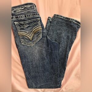 Salvage Blue Classic Boot Cut Jeans